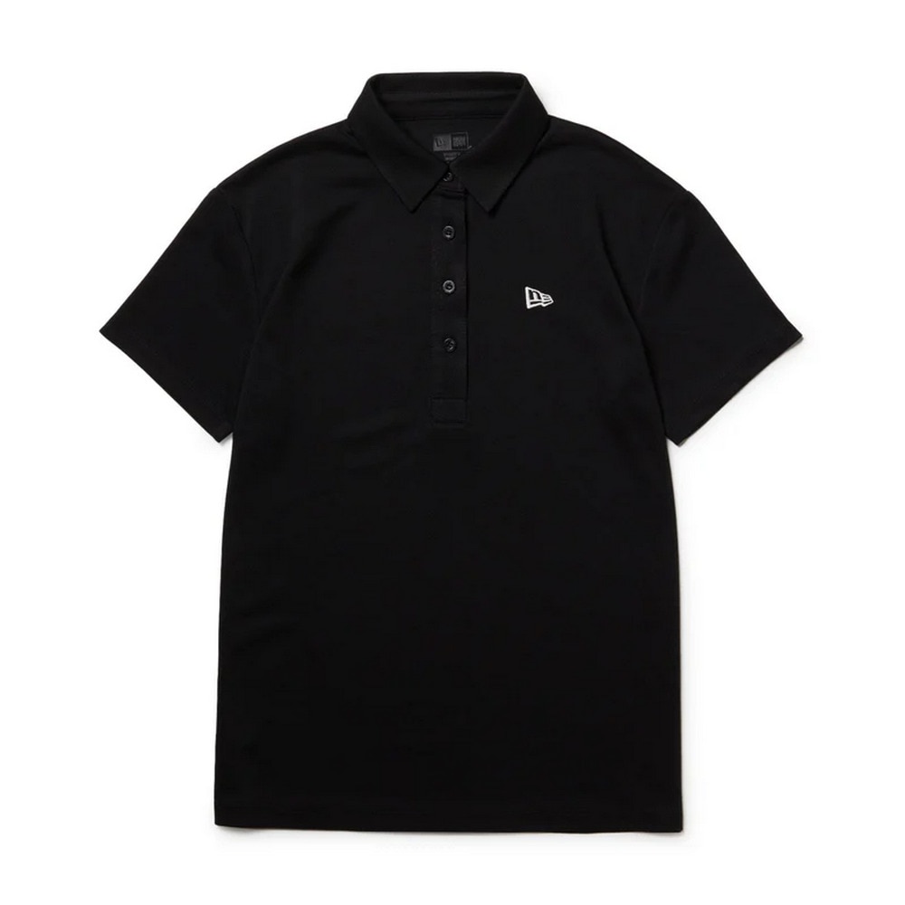 ニューエラ（NEW ERA）（レディース）ゴルフウェア 半袖 ポロシャツ バーチカル ロゴ 14391425