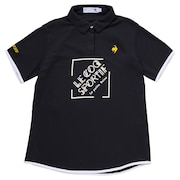 (レディース)ゴルフウェア 吸汗速乾 Aラインシルエット 半袖シャツ LG5SHS03L BK00