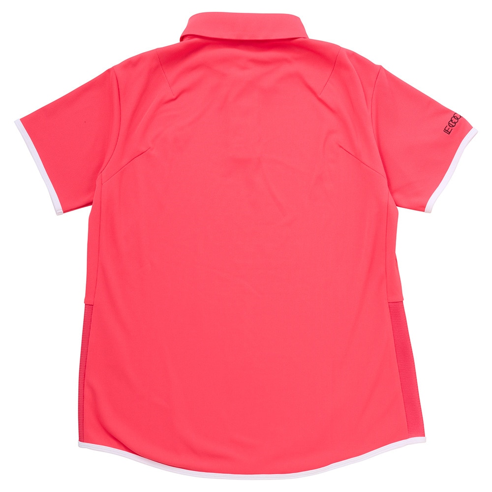 ルコックスポルティフ（lecoqsportif）（レディース）ゴルフウェア 吸汗速乾 Aラインシルエット 半袖シャツ LG5SHS03L PK00