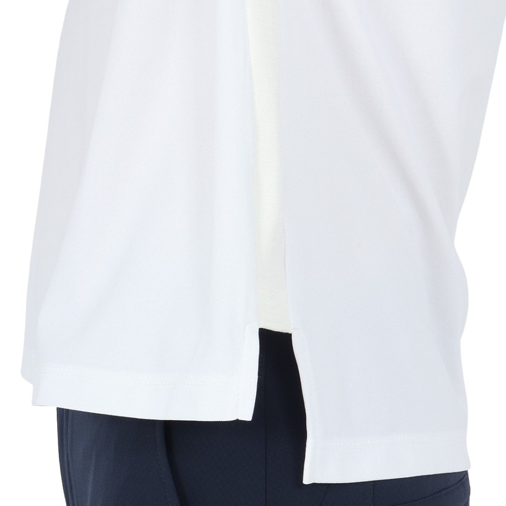ルコックスポルティフ（lecoqsportif）（レディース）ゴルフウェア 吸汗速乾 ワイドシルエット 半袖シャツ LG5SHS04L WH00