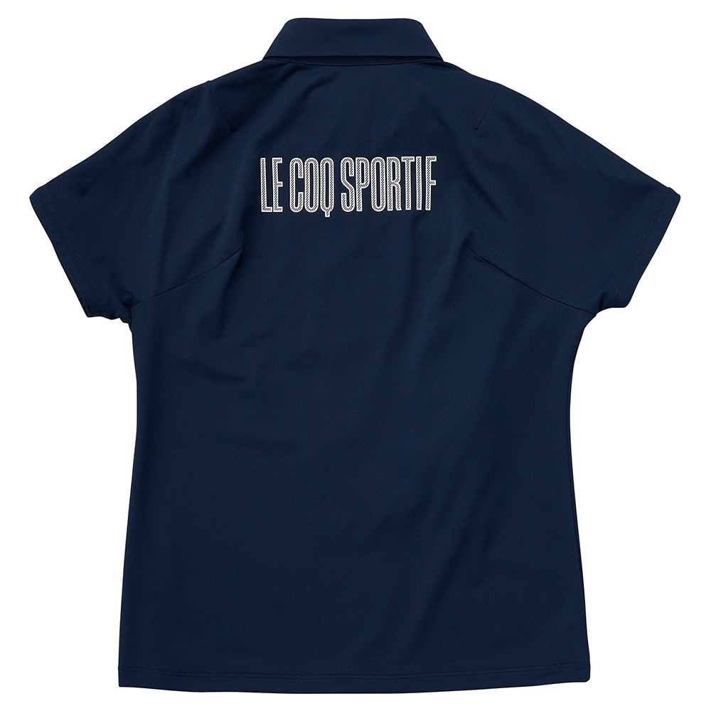 ルコックスポルティフ（lecoqsportif）（レディース）ゴルフウェア ストレッチ 半袖シャツ LG5SHS09L NV00