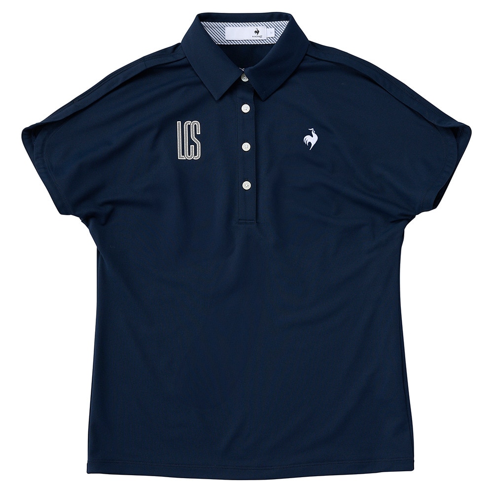 ルコックスポルティフ（lecoqsportif）（レディース）ゴルフウェア ストレッチ 半袖シャツ LG5SHS09L NV00
