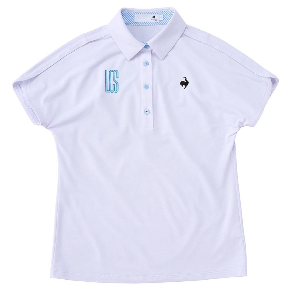 ルコックスポルティフ（lecoqsportif）（レディース）ゴルフウェア ストレッチ 半袖シャツ LG5SHS09L WH00