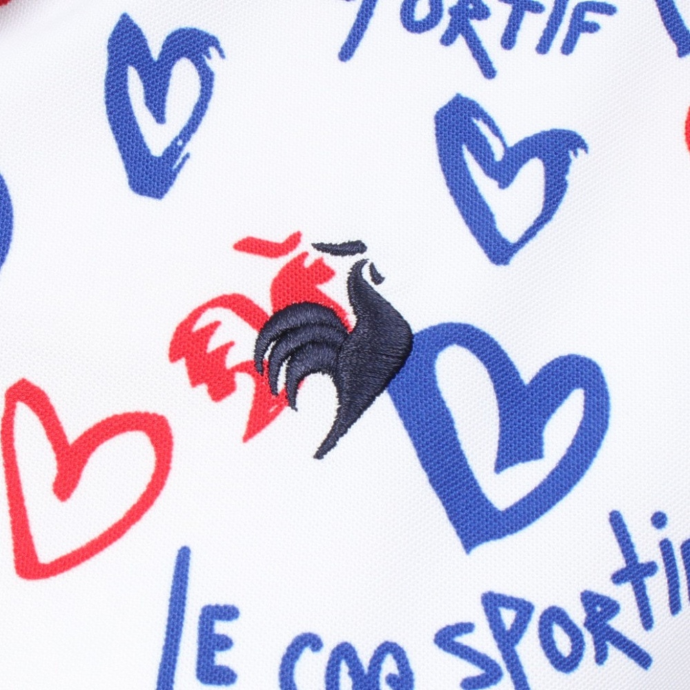 ルコックスポルティフ（lecoqsportif）（レディース）ゴルフウェア ニワトリハート半袖シャツ LG5SHS14L WH00
