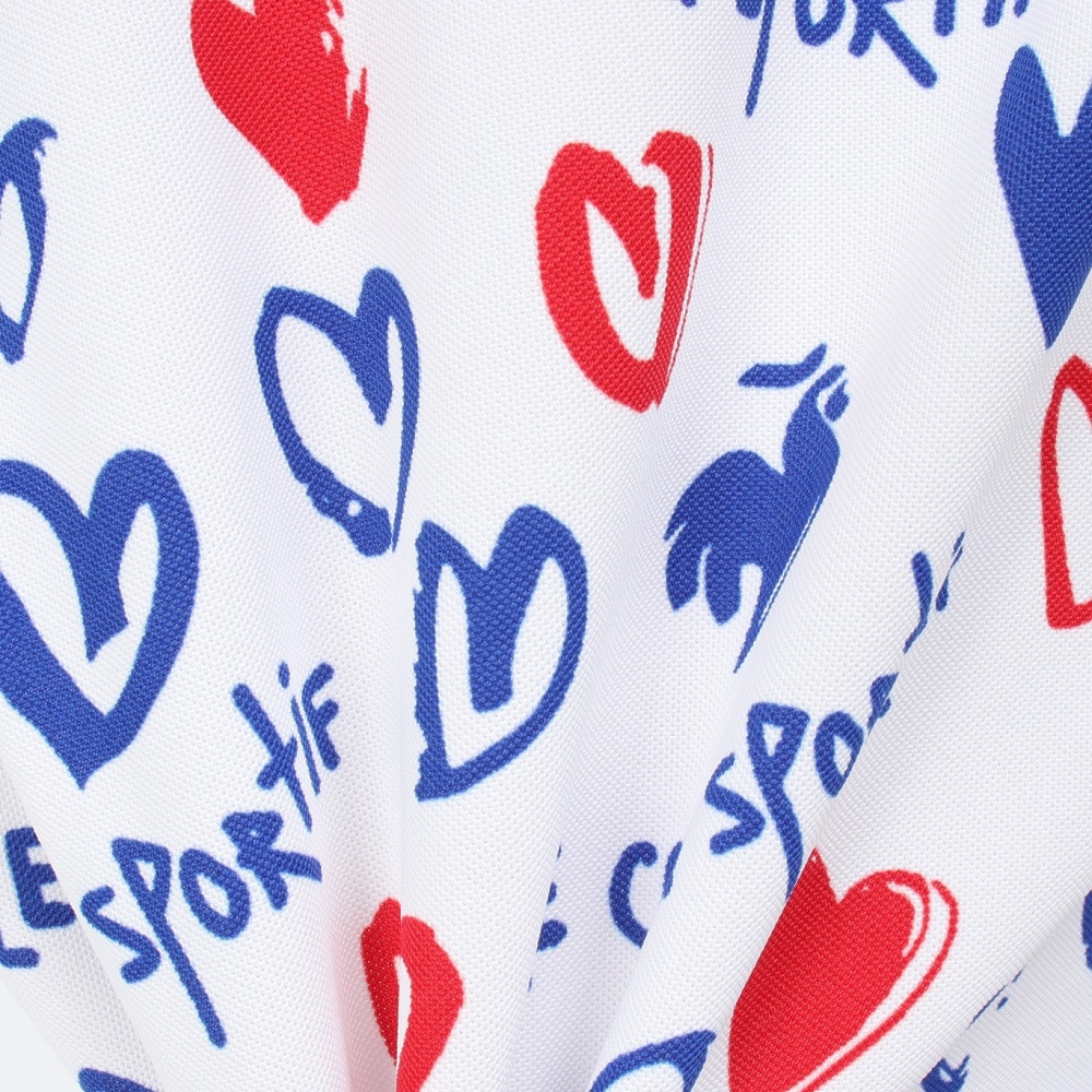 ルコックスポルティフ（lecoqsportif）（レディース）ゴルフウェア ニワトリハート半袖シャツ LG5SHS14L WH00