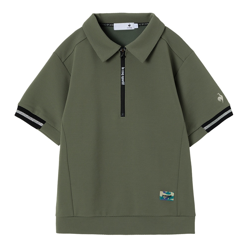 ルコックスポルティフ（lecoqsportif）（レディース）ゴルフウェア 半袖カットソー LG5FSW80L KH00