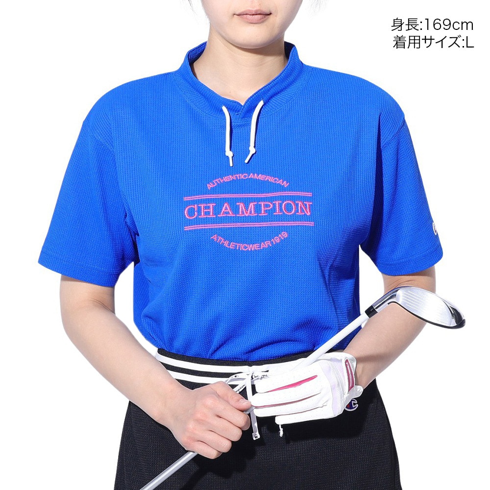 チャンピオン（CHAMPION）（レディース）ゴルフウェア 速乾 半袖ポロシャツ CW-ZG307 340
