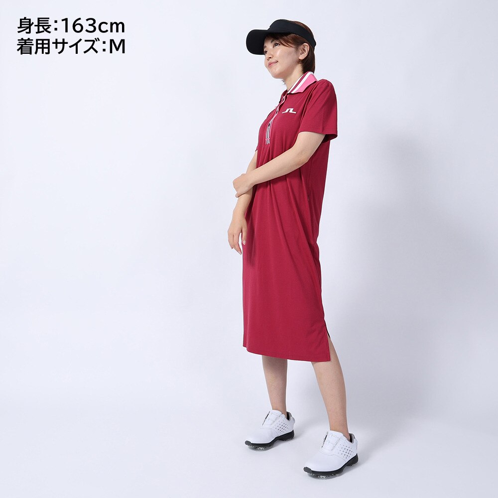 J.LINDEBERG（レディース）ゴルフウェア 半袖 Issa Golf ワンピース 072-66440-066