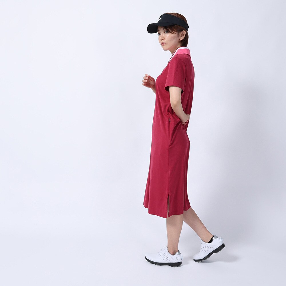 J.LINDEBERG（レディース）ゴルフウェア 半袖 Issa Golf ワンピース 072-66440-066