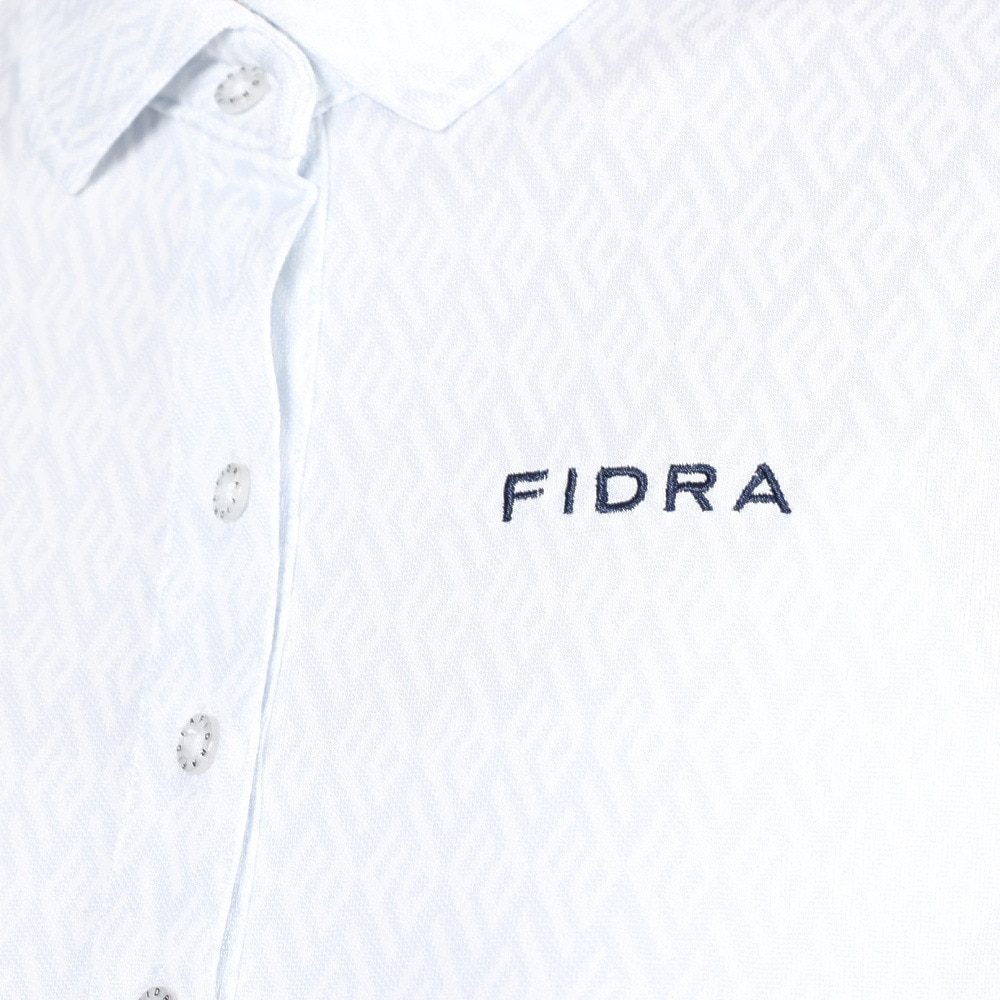 フィドラ（FIDRA）（レディース）ゴルフウェア 半袖 ストレッチ 吸水 速乾 消臭 Fd JQワンピース FD5MUQ04 WHT