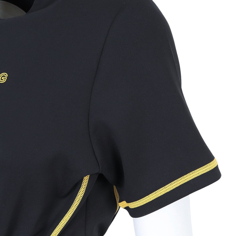 J.LINDEBERG（レディース）ゴルフウェア 速乾 ストレッチ インナーパンツ付き 半袖ワンピース 072-67840-019★★★