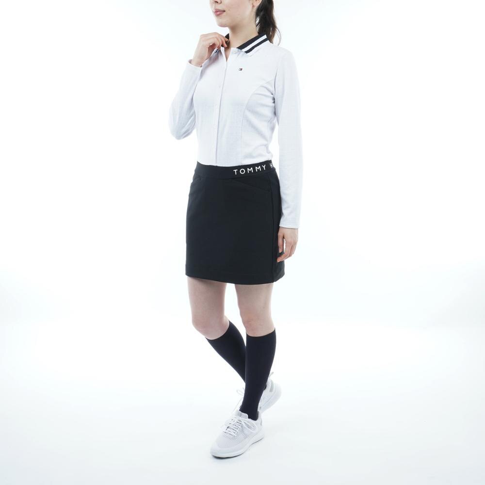 トミー ヒルフィガー ゴルフ（TOMMY HILFIGER GOLF）（レディース）ゴルフウェア ロゴジャガード ワンピース THLA266-WHT