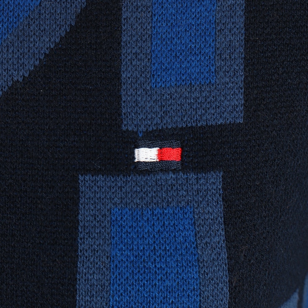 トミー ヒルフィガー ゴルフ（TOMMY HILFIGER GOLF）（レディース）ゴルフウェア ロゴジャガード フレアニットワンピース THLA276-NVY