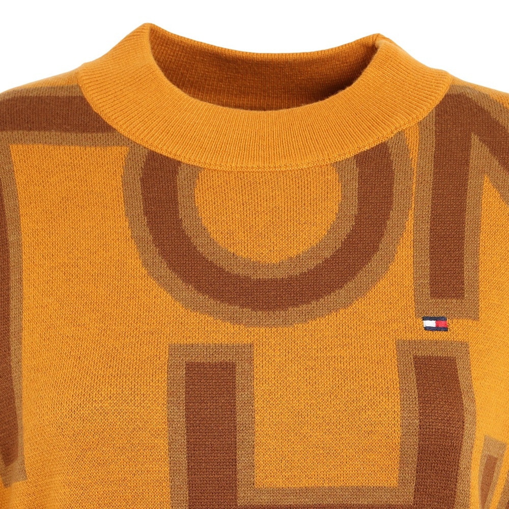 トミー ヒルフィガー ゴルフ（TOMMY HILFIGER GOLF）（レディース）ゴルフウェア ロゴジャガード フレアニットワンピース THLA276-CML★★★
