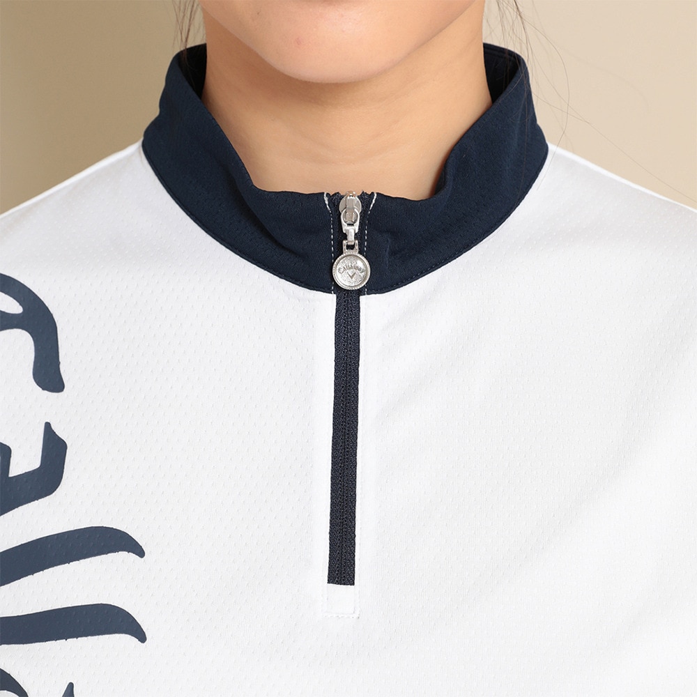 キャロウェイ（CALLAWAY）（レディース）ゴルフウェア クローズドメッシュワンピース ストレッチ ウエストゴム C23129202-1030