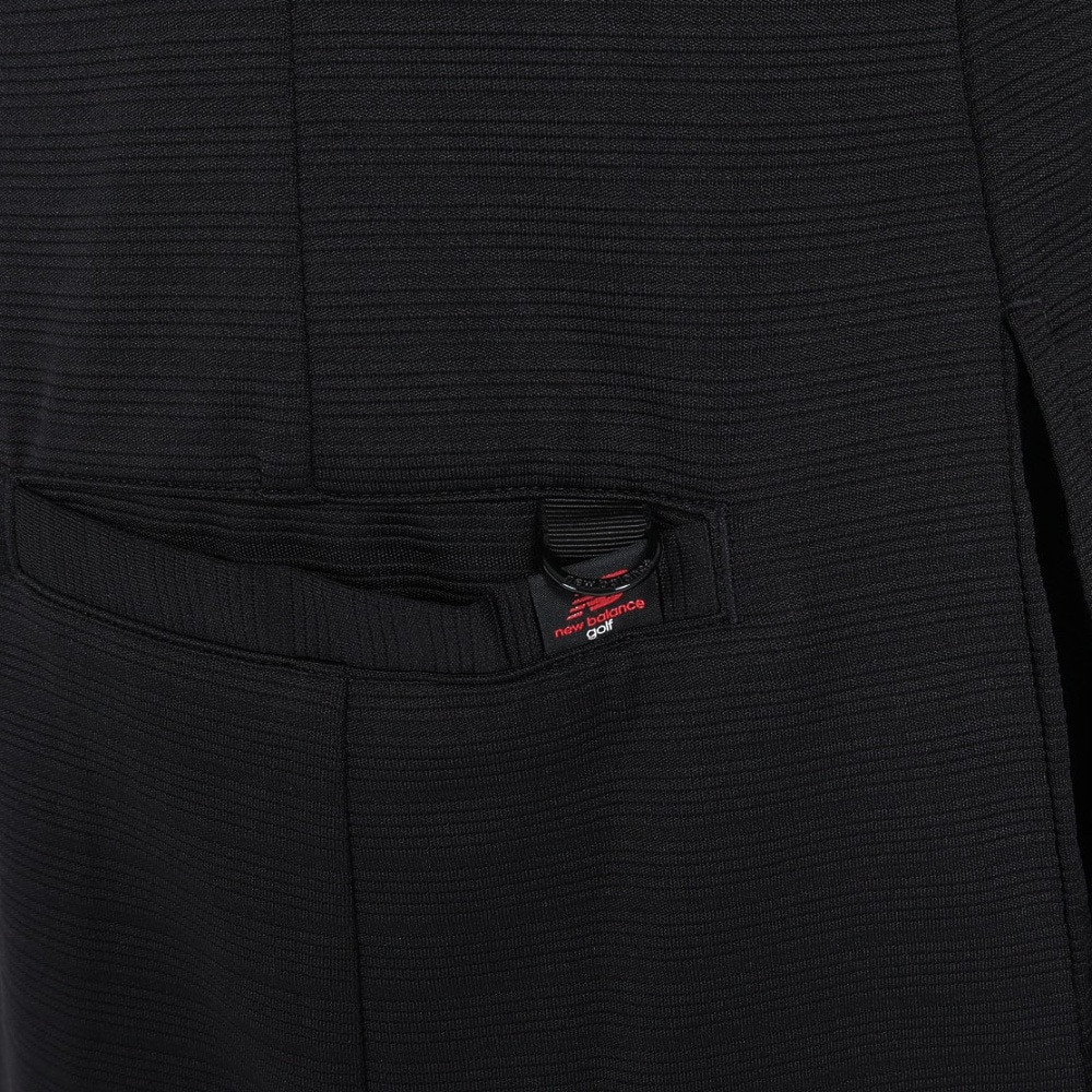 ニューバランス（new balance）（レディース）ゴルフウェア 吸汗 速乾 シングルジャージー×ダブルフェイス 半袖 モックネック ワンピース 012-3124502-010
