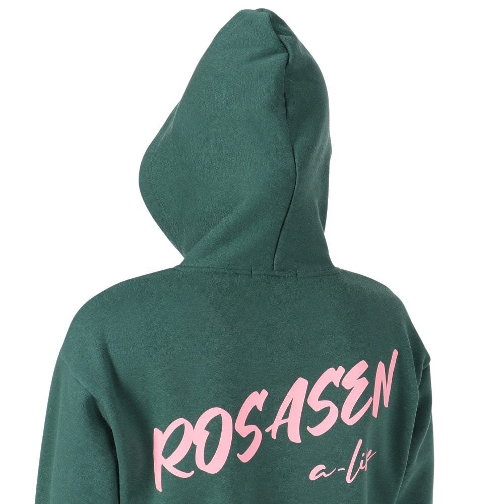 ROSASEN（レディース）ゴルフウェア ワンピース パーカー A-Line バックロゴデザイン 048-69011-023
