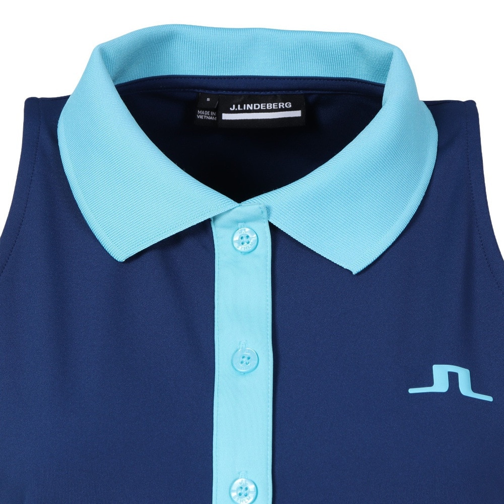 J.LINDEBERG（レディース）ゴルフウェア Nadia Dress ノースリーブ ワンピース 072-61670-097