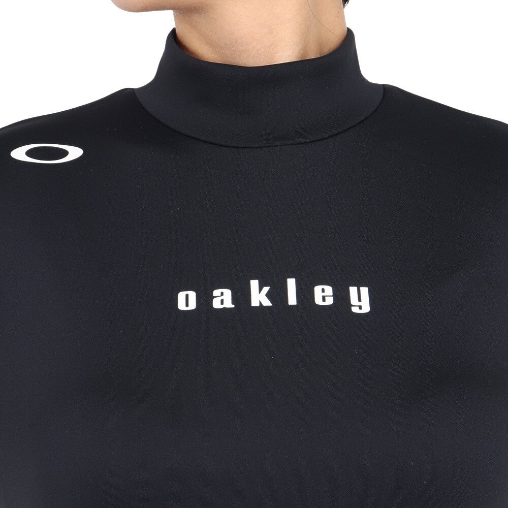 オークリー（OAKLEY）（レディース）ゴルフウェア ELE 長袖モックネックワンピース FOA500785-02E