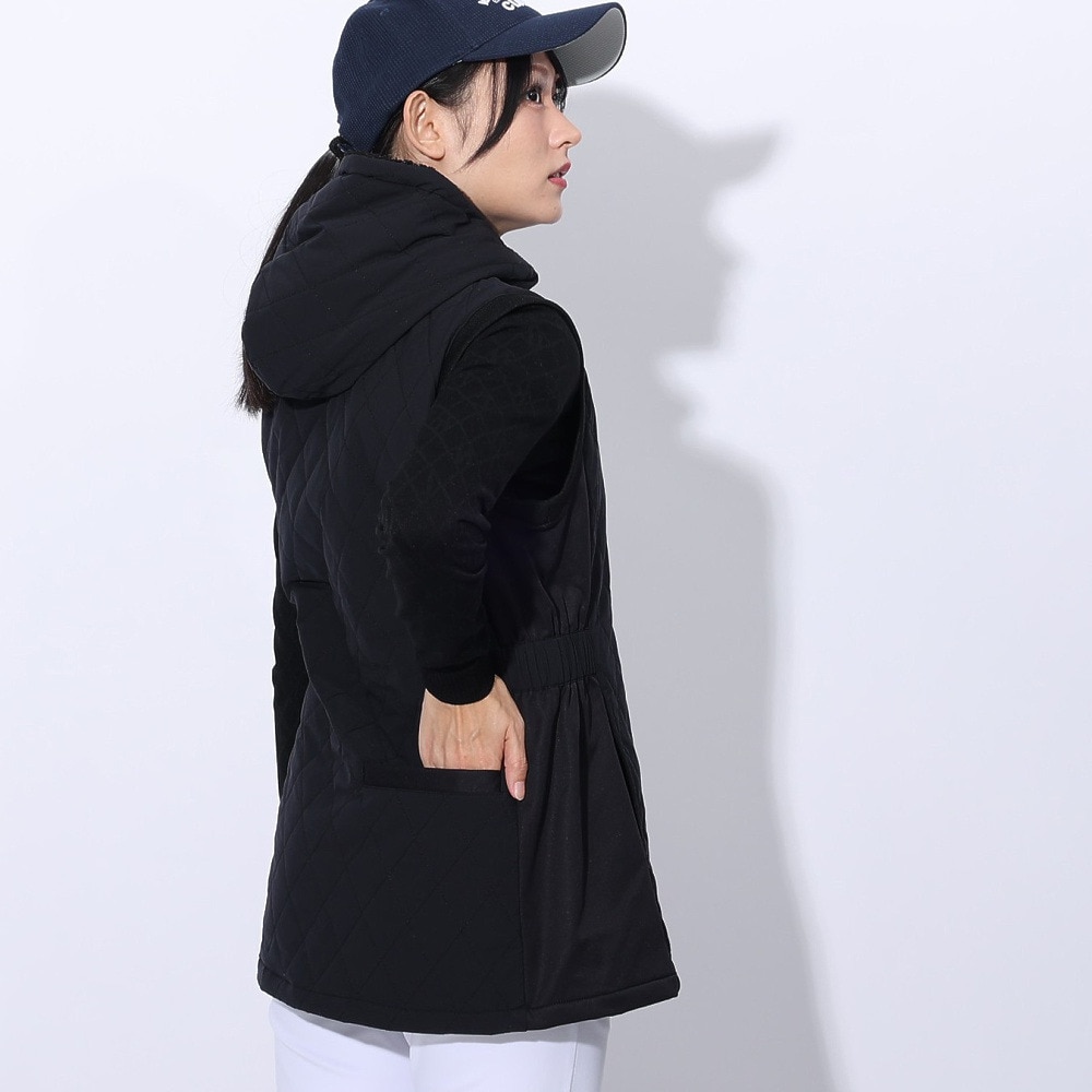 クランク（CLUNK）（レディース）ゴルフウェア 中綿コンビワンピース CL5SUQ14 BLK