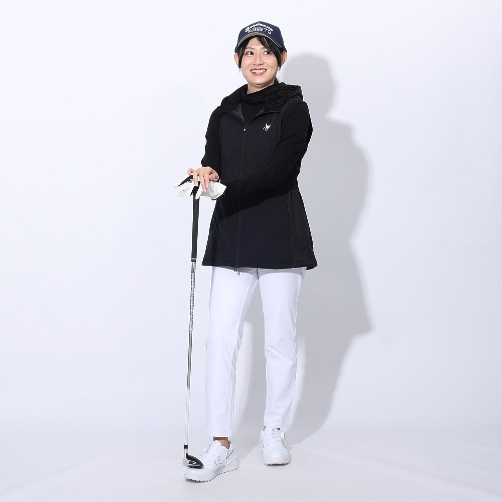 クランク（CLUNK）（レディース）ゴルフウェア 中綿コンビワンピース CL5SUQ14 BLK