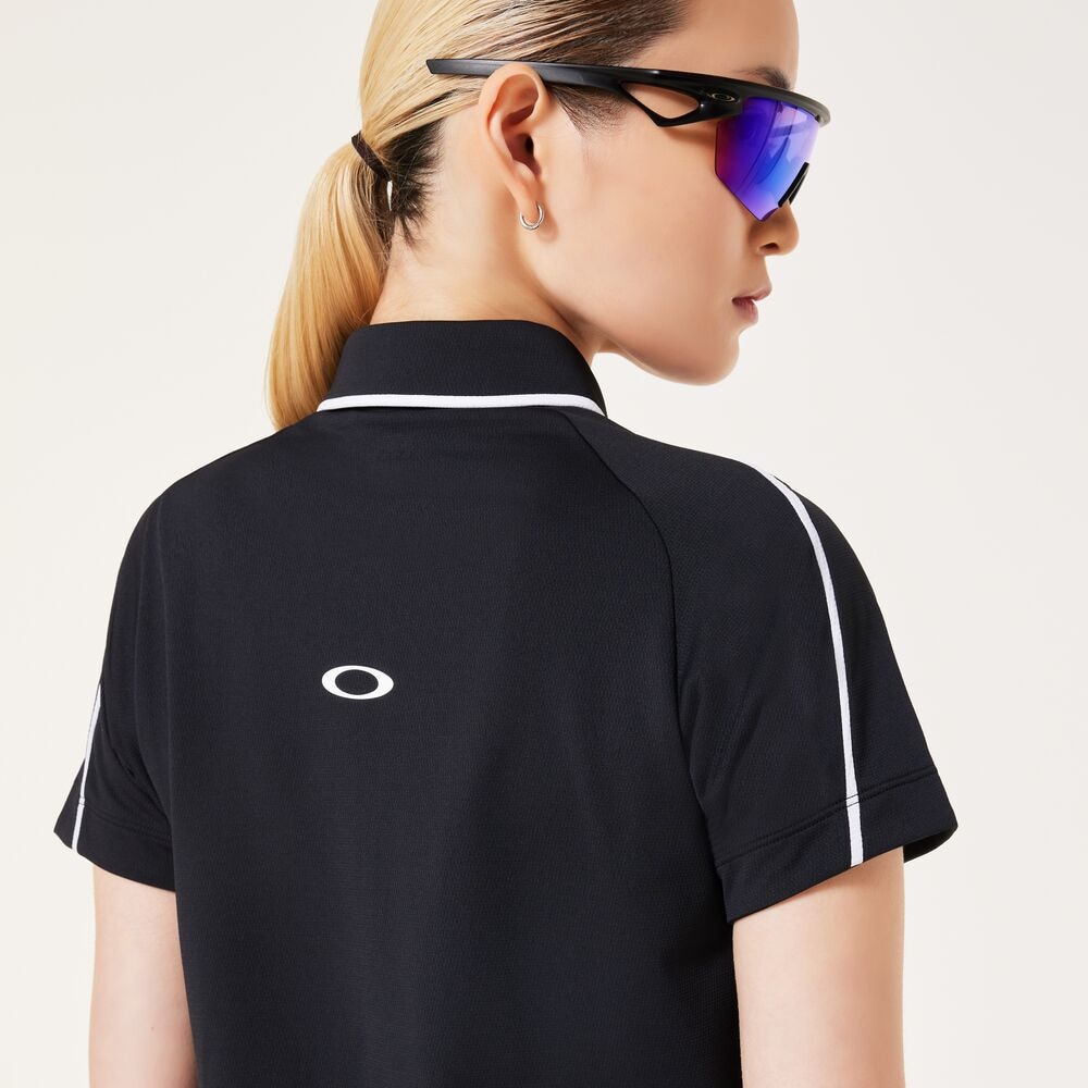 オークリー（OAKLEY）（レディース）ゴルフウェア 吸汗速乾 ELEVATE 半袖 シャツワンピース FOA500872-02E