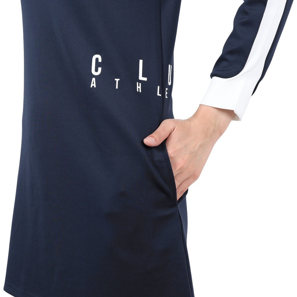 クランク（CLUNK）（レディース）ゴルフウェア ダンボールニット ワンピース CL5QUQ66 NVY