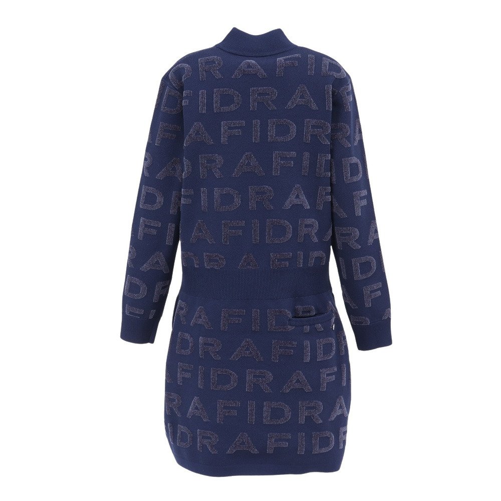 【確認用】【新品】ゴルフウェア・ワンピース（フィドラ・FIDRA） フィドラ（FIDRA）（レディース）ゴルフウェア 保温 長袖 JQロゴニット