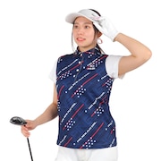 ピン（PING）（レディース）ゴルフウェア ポロシャツ ドライストレッチカノコ ノースリーブ 622-2160401-120