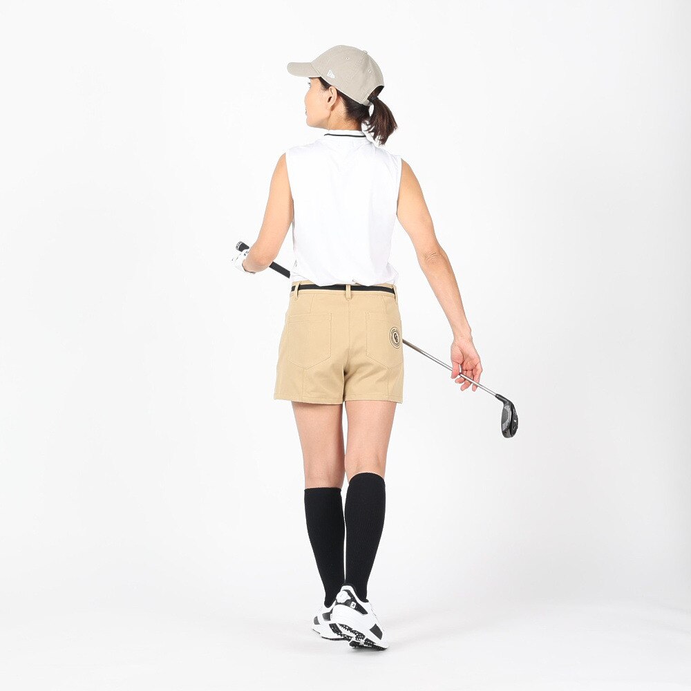 キャロウェイ（CALLAWAY）（レディース）ゴルフウェア パワーラインプリントストレッチスムース ノースリーブシャツ C23134215-1030