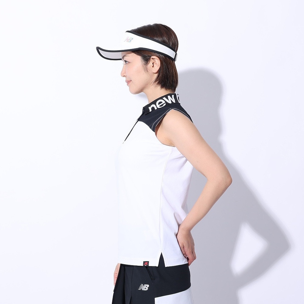 ニューバランス（new balance）（レディース）ゴルフウェア スリーブレス ポロシャツ 012-3160502-030