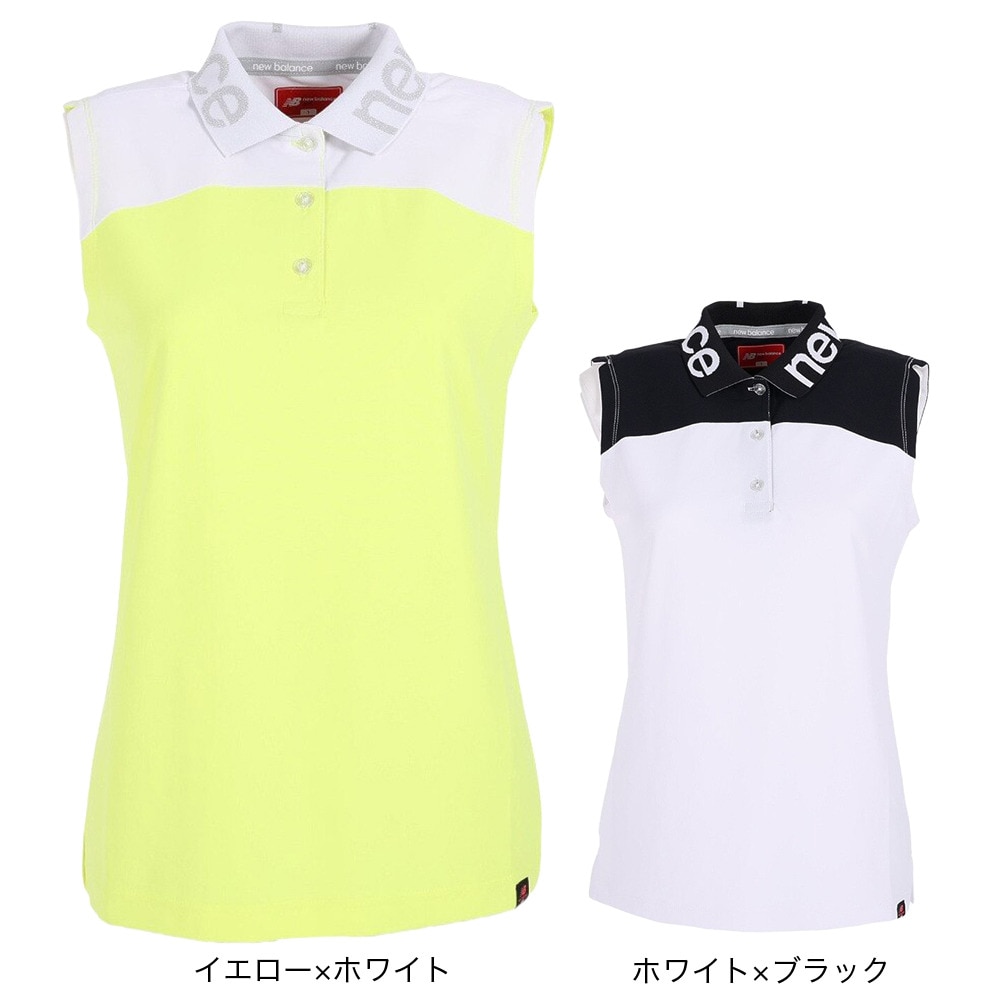 ニューバランス（new balance）（レディース）ゴルフウェア スリーブレス ポロシャツ 012-3160502-061