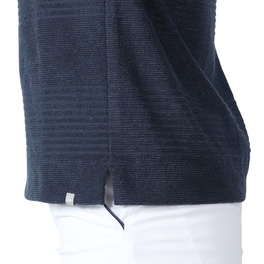 トラヴィスマシュー（Travis Mathew）（レディース）ゴルフウェア ノースリーブ ストライプ ジャカード パイルスリーブレスモックネック 7AJ516-4TOS