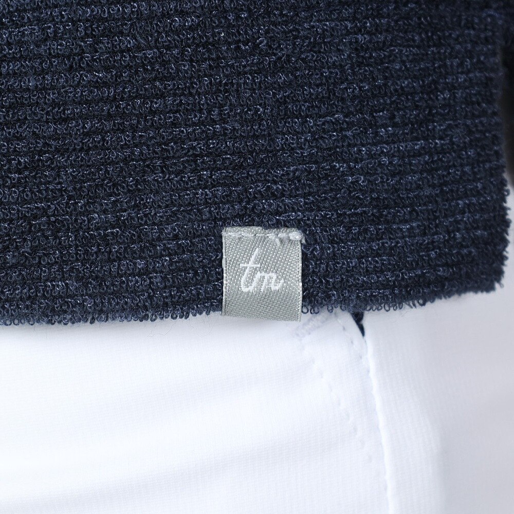 トラヴィスマシュー（Travis Mathew）（レディース）ゴルフウェア ノースリーブ ストライプ ジャカード パイルスリーブレスモックネック 7AJ516-4TOS