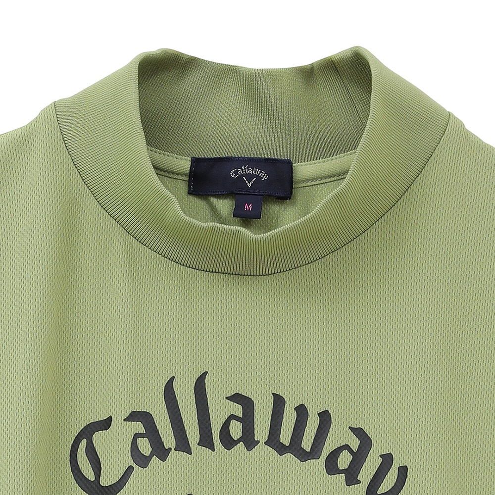 キャロウェイ（CALLAWAY）（レディース）ゴルフウェア 接触冷感 モックネックノースリーブシャツ C24134208-1181