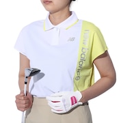 ニューバランス（new balance）（レディース）ゴルフウェア 半袖 吸汗速乾 スリーブレス オーバーサイズ ポロシャツ 012-4160502-030