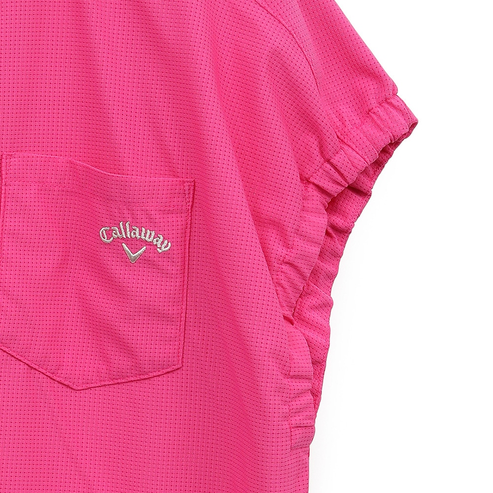 キャロウェイ（CALLAWAY）（レディース）ゴルフウェア フレンチスリーブシャツ C25134209-1092