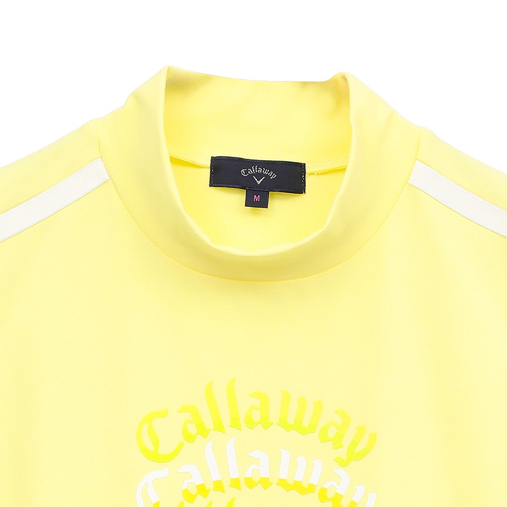 キャロウェイ（CALLAWAY）（レディース）ゴルフウェア 接触冷感 -3℃裏クール モックネック ノースリーブシャツ C25134212-1061