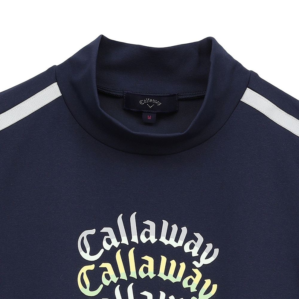 キャロウェイ（CALLAWAY）（レディース）ゴルフウェア 接触冷感 -3℃裏クール モックネック ノースリーブシャツ C25134212-1120