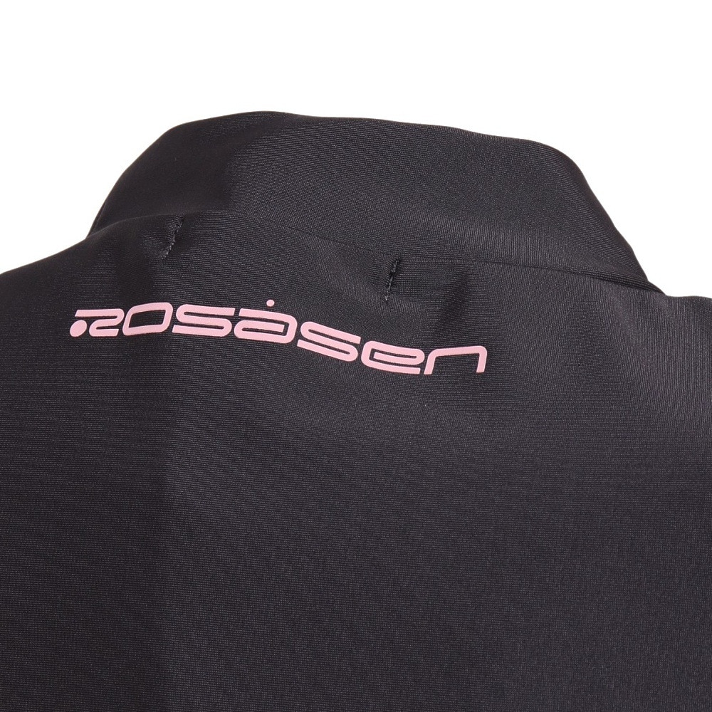 ROSASEN（レディース）ゴルフウェア 吸水速乾 サーフモック 半袖ロゴTシャツ 048-28443-018