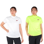 (レディース)ゴルフウェア 吸汗 速乾 フルーツオブザルームコラボ 2PACK モックネック 半袖 Tシャツ 012-28541