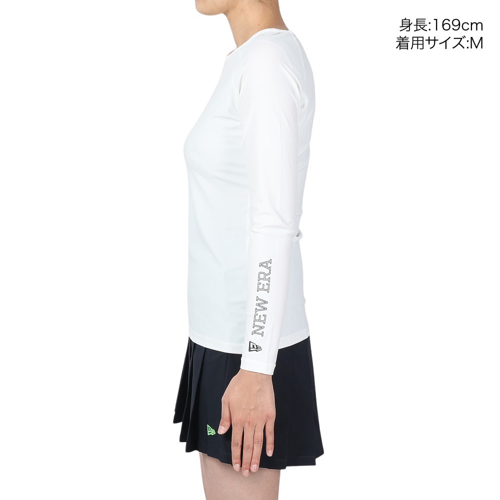 ニューエラ（NEW ERA）（レディース）ゴルフウェア 吸汗速乾 GFW 長袖アンダーシャツ WHI 14109002