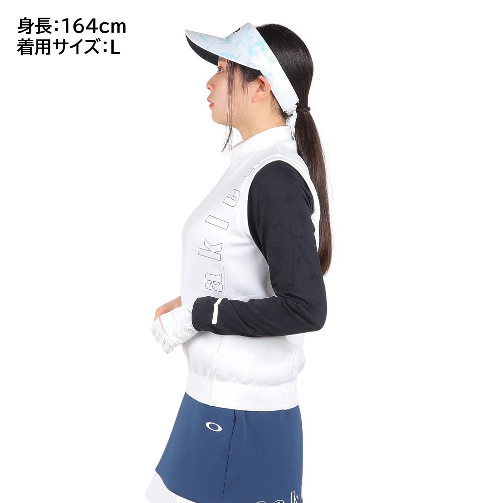 オークリー（OAKLEY）（レディース）ゴルフウェア ELEVATE BULGE MOCK ベスト FOA500731-100