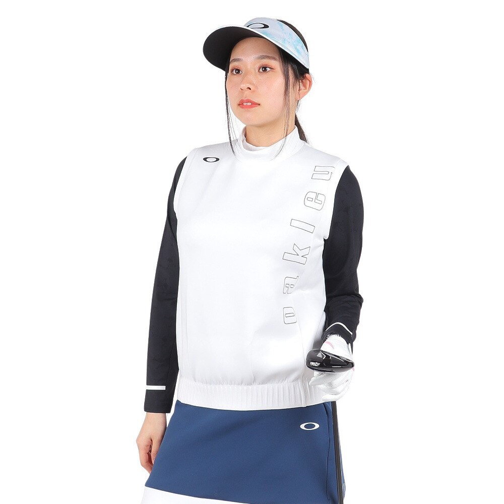 オークリー（OAKLEY）（レディース）ゴルフウェア ELEVATE BULGE MOCK ベスト FOA500731-100