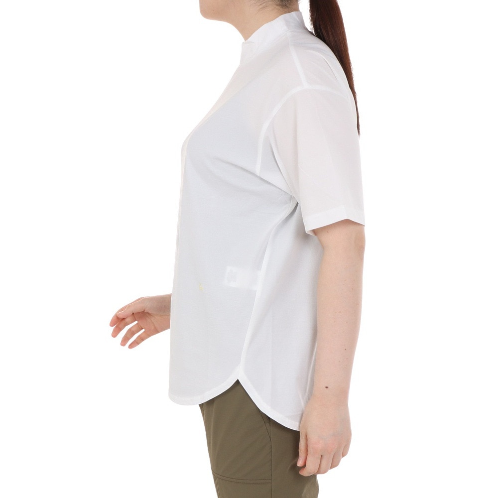 トラヴィスマシュー（Travis Mathew）（レディース）ゴルフウェア 半袖 ショートスリーブ Relax モックネックTシャツ 7AJ522-1WHT
