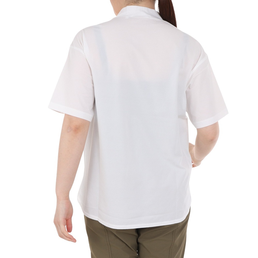 トラヴィスマシュー（Travis Mathew）（レディース）ゴルフウェア 半袖 ショートスリーブ Relax モックネックTシャツ 7AJ522-1WHT