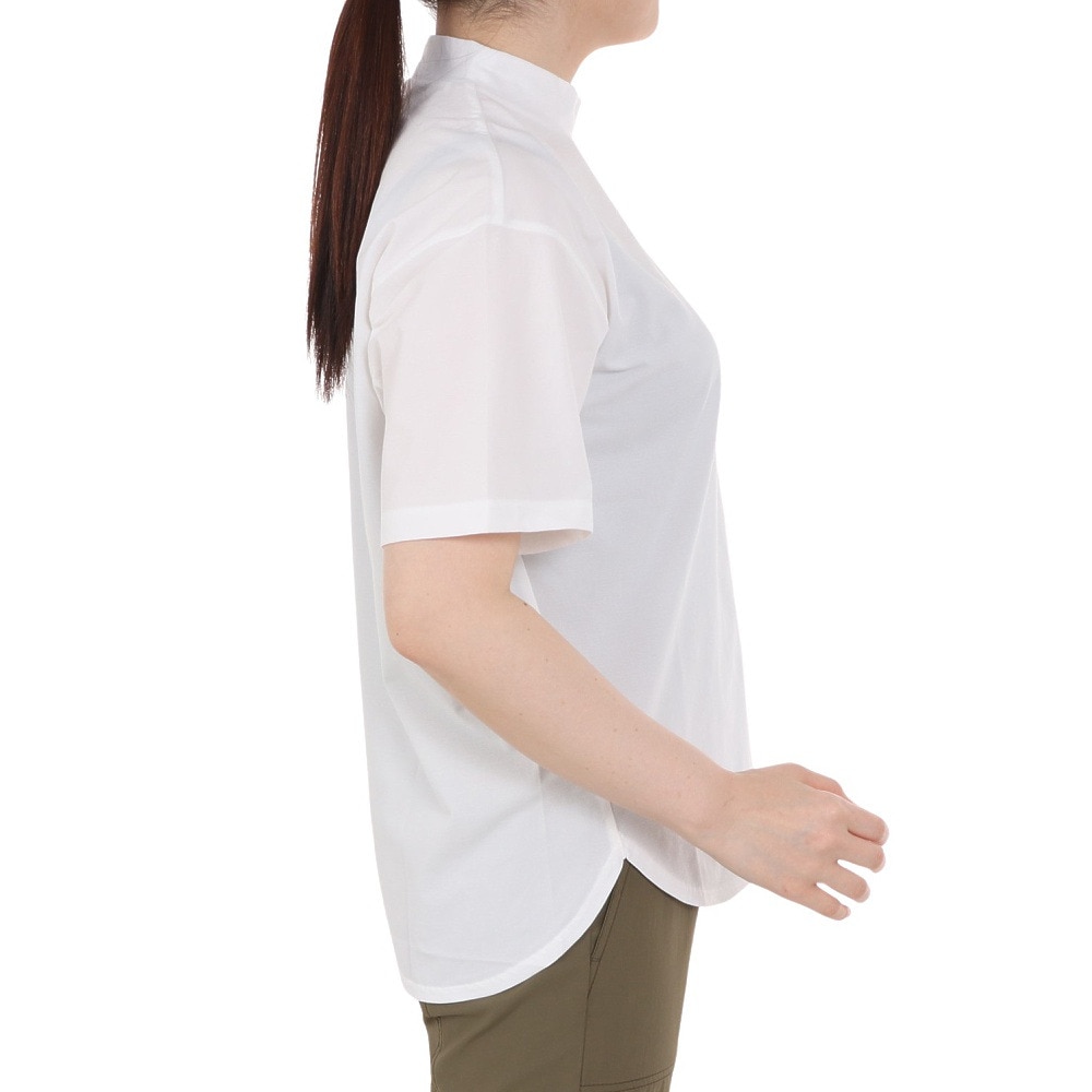 トラヴィスマシュー（Travis Mathew）（レディース）ゴルフウェア 半袖 ショートスリーブ Relax モックネックTシャツ 7AJ522-1WHT