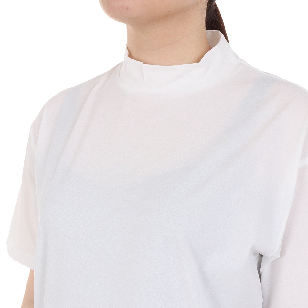トラヴィスマシュー（Travis Mathew）（レディース）ゴルフウェア 半袖 ショートスリーブ Relax モックネックTシャツ 7AJ522-1WHT