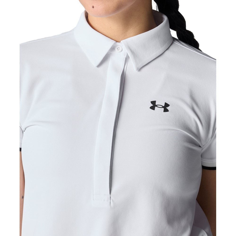 アンダーアーマー（UNDER ARMOUR）（レディース）ゴルフウェア 速乾 アーマードライ カラーブロック 半袖ワンピース 6001599 100