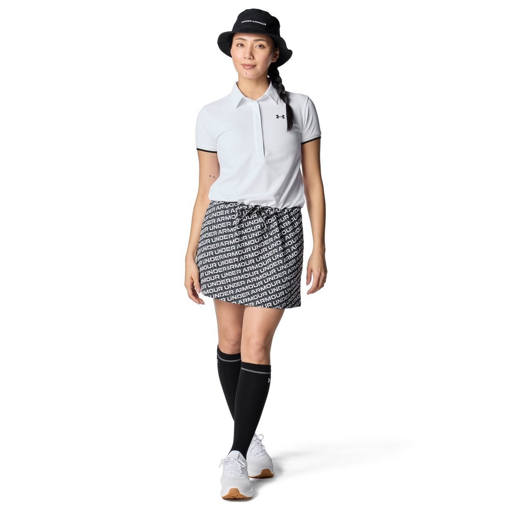 アンダーアーマー（UNDER ARMOUR）（レディース）ゴルフウェア 速乾 アーマードライ カラーブロック 半袖ワンピース 6001599 100